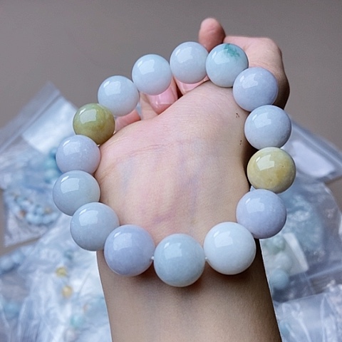 未镶嵌手链定制翡翠127