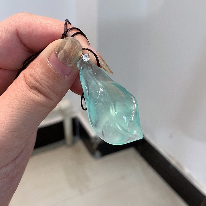 未镶嵌岫玉颈饰【猫家】天然玉石颈饰不带链子