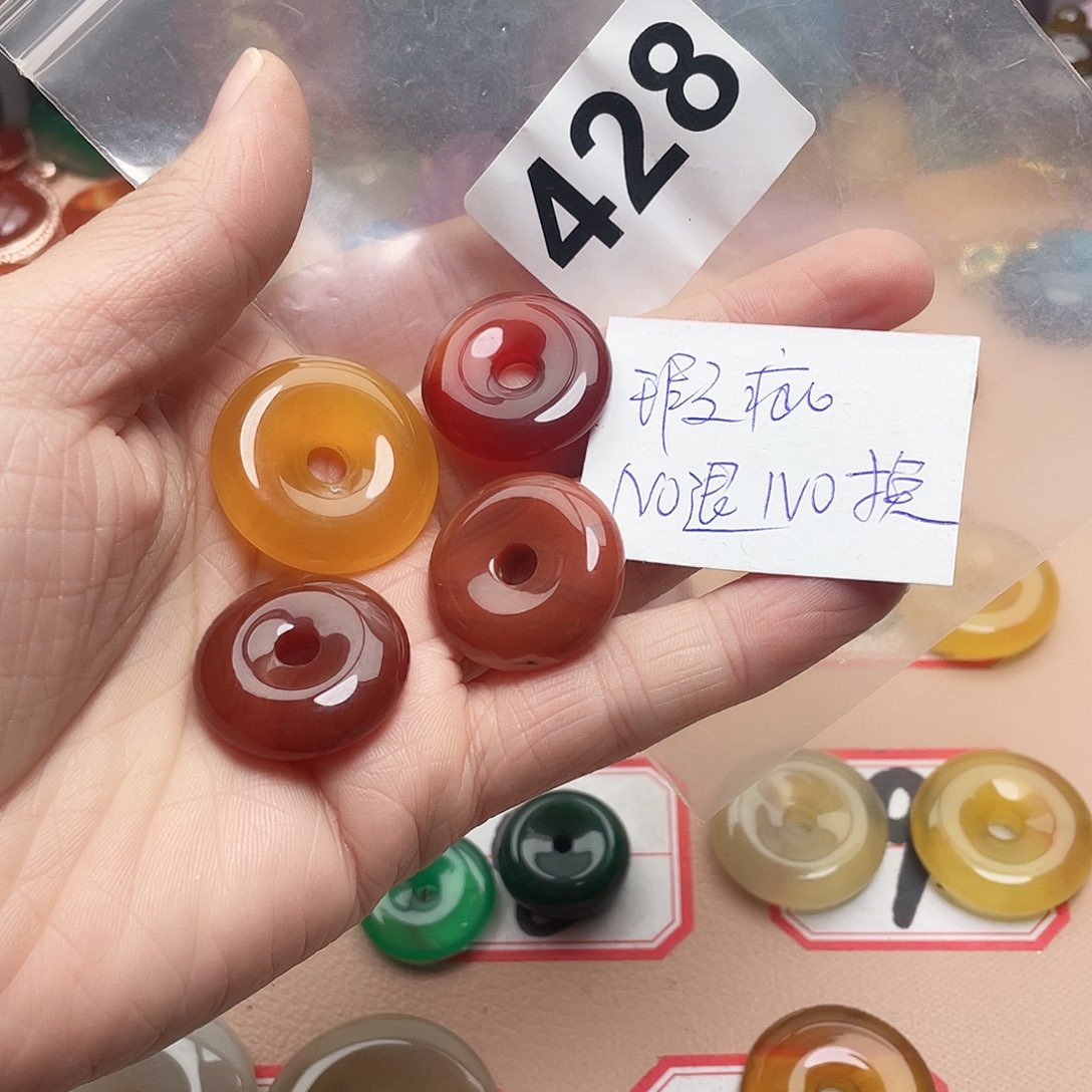 合金颈饰玛瑙/玉髓观*在