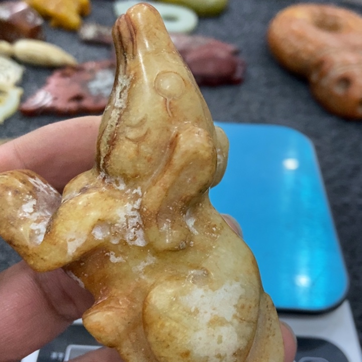 白玉菩提吊坠摆件
