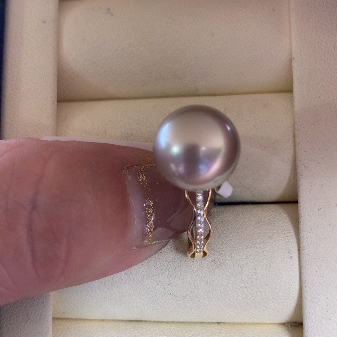 未镶嵌海水珍珠戒指