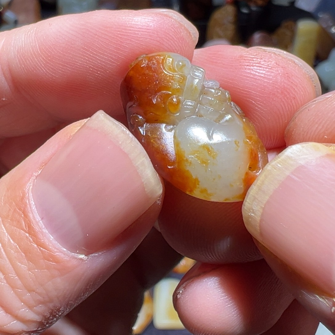 和田玉吊坠(不含链)未镶嵌