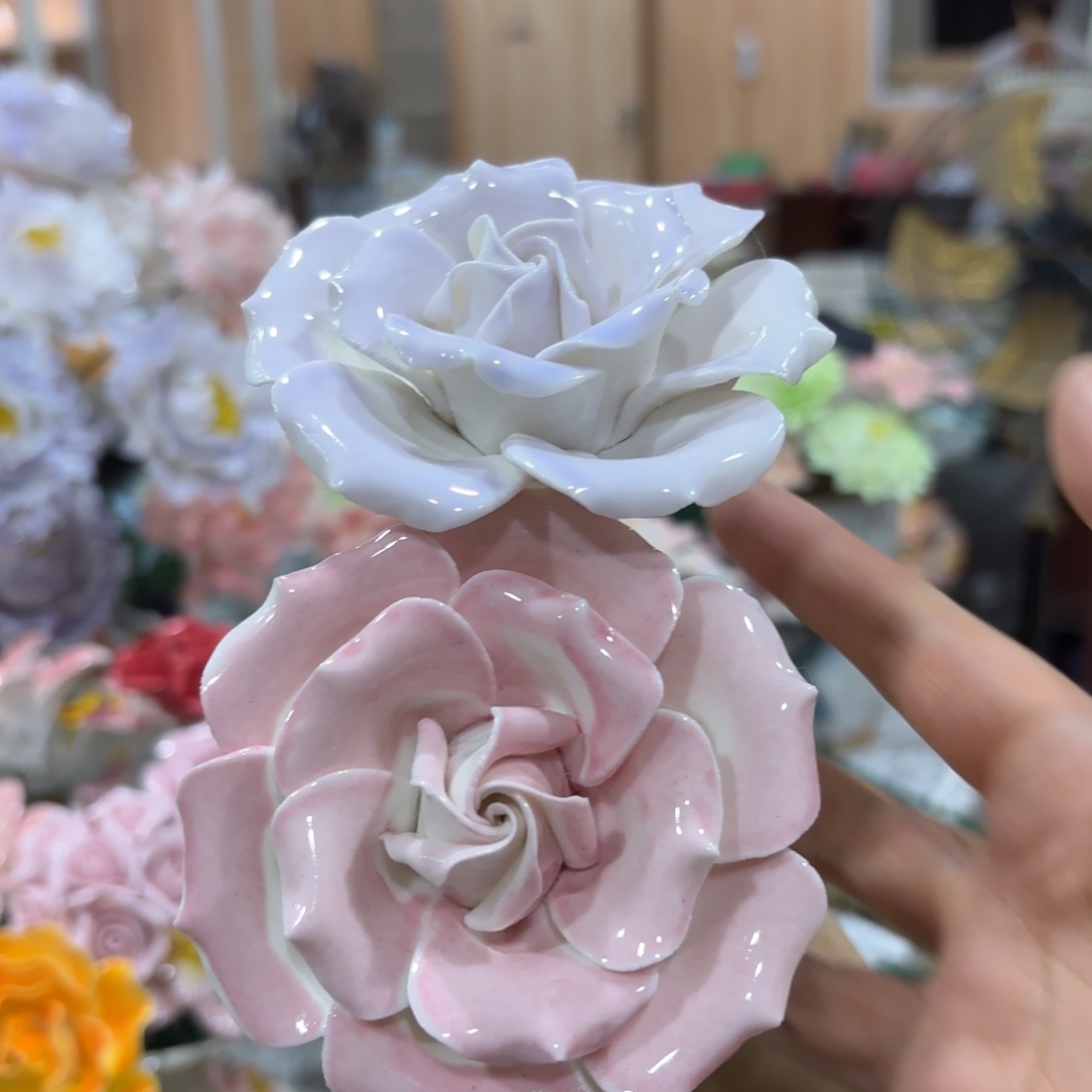 陶瓷花，20元发货，退款拉黑