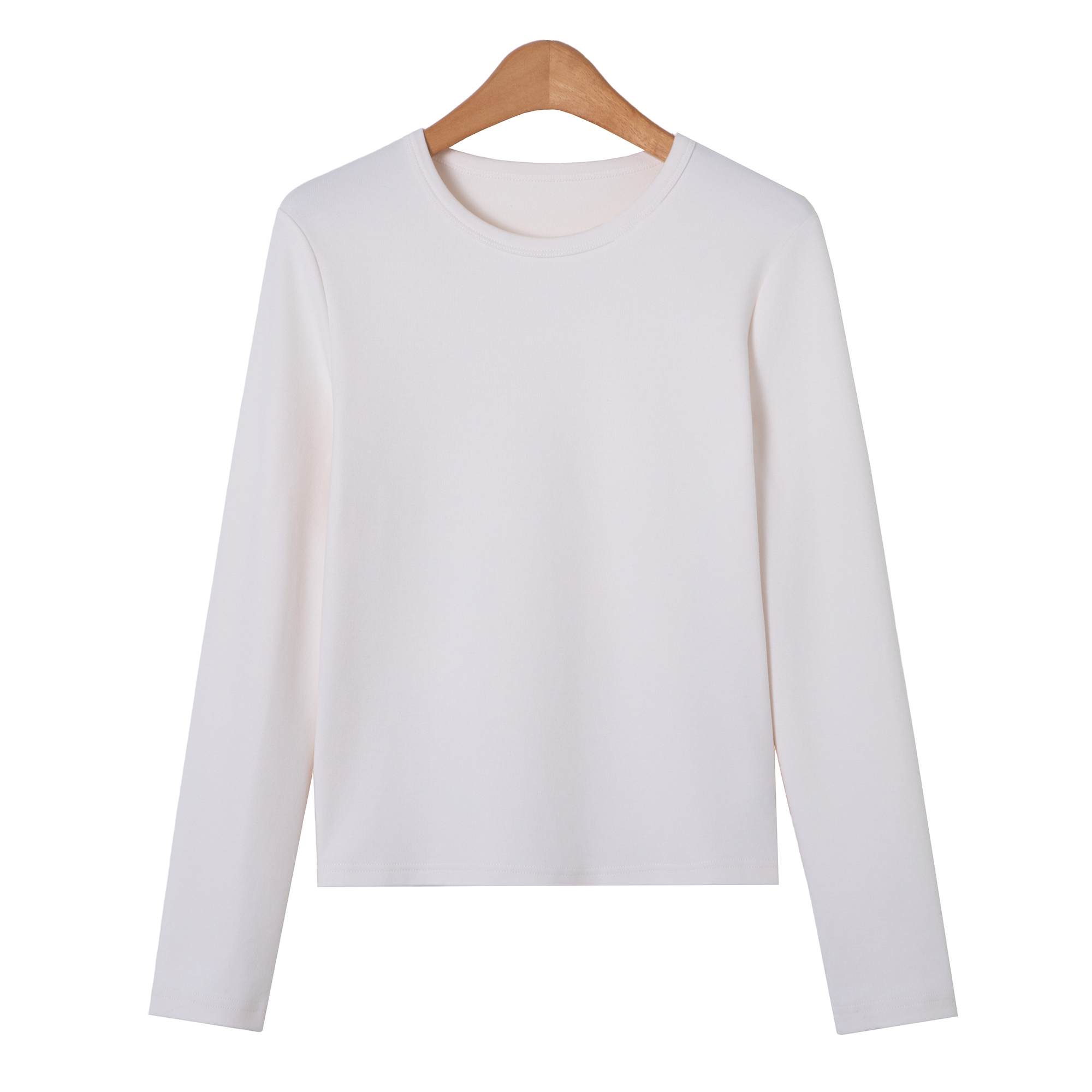 女士圆领时尚休闲打底T恤