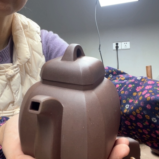 紫砂茶壶游**水原矿紫泥