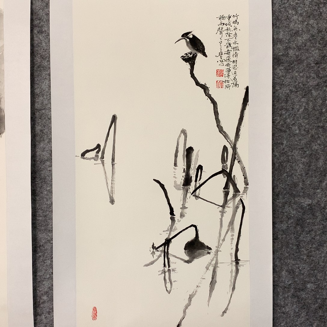 A***r国画花鸟作品写意