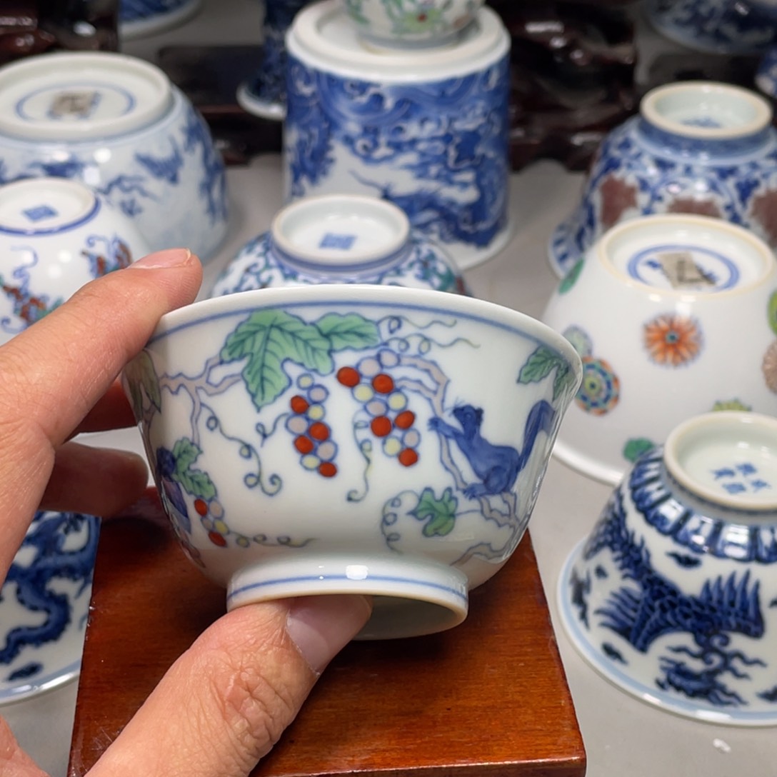 杯子景德镇陶瓷现代手工陶瓷茶具