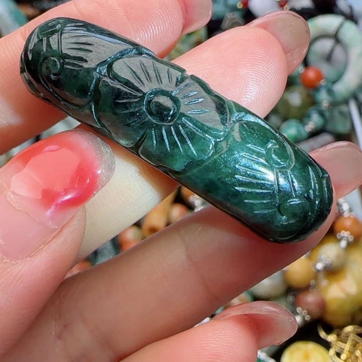 翡翠颈饰未镶嵌天然A货53