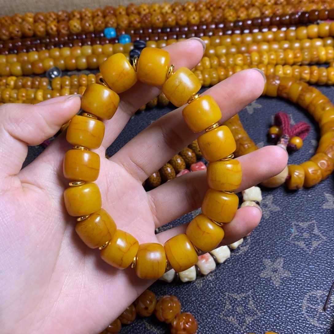 手串/手链牛骨藏区手串可以牛骨