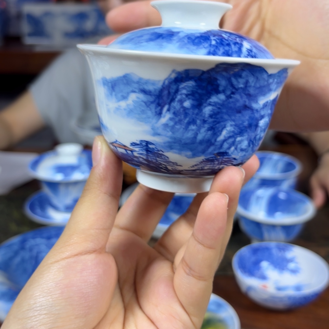 国一王老师手绘山水