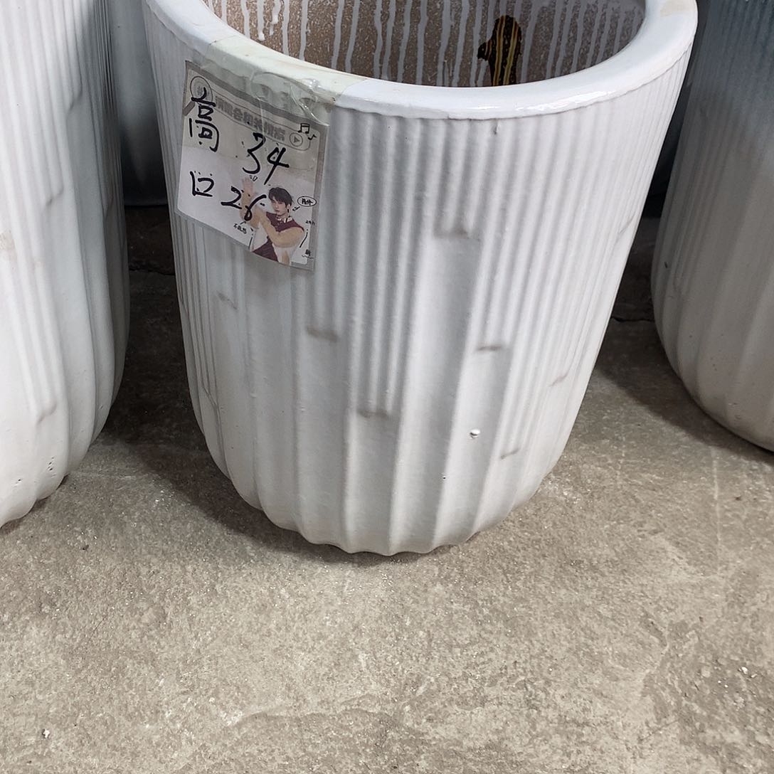 高温陶瓷花盆微瑕