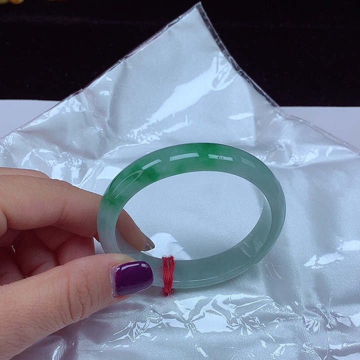 未镶嵌手镯翡翠圈口54