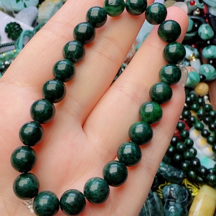 翡翠未镶嵌颈饰天然A货39