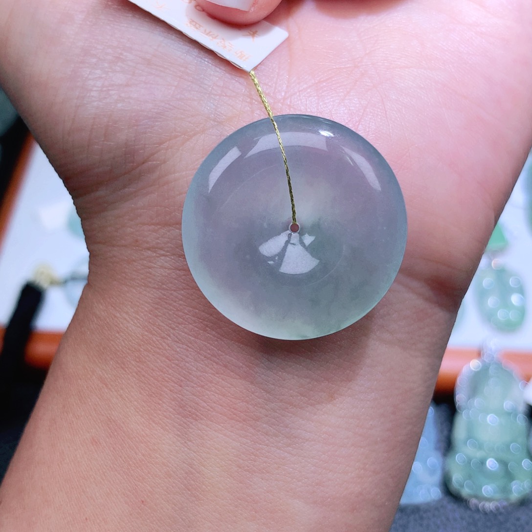 翡翠未镶嵌颈饰扣子