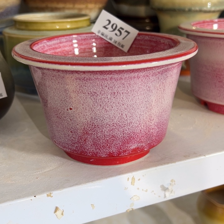 口10高8 手工花盆满30包邮