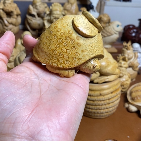 龙***全竹手工制作摆件手把福利价