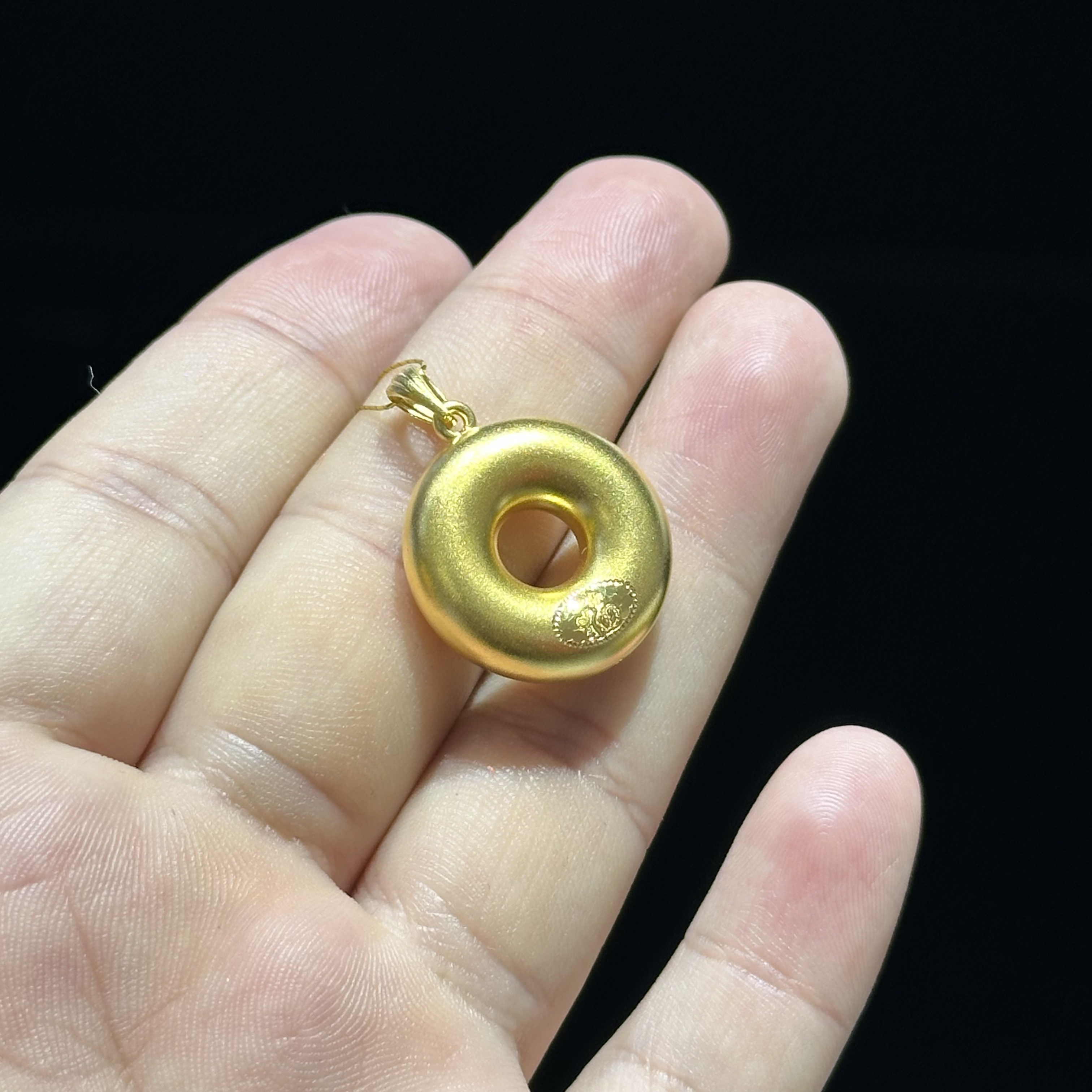 足金999 精品 卡22 福字平安扣 4.149