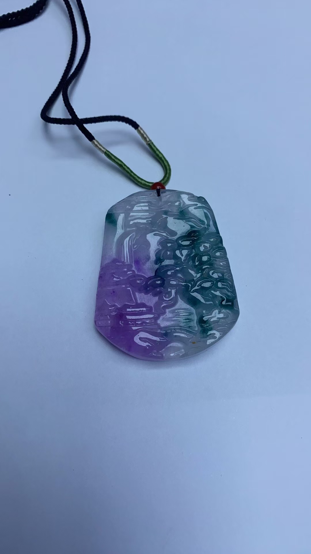 YY21【邂逅翡翠高冰吊坠，冰透绿意，开启浪漫时光】