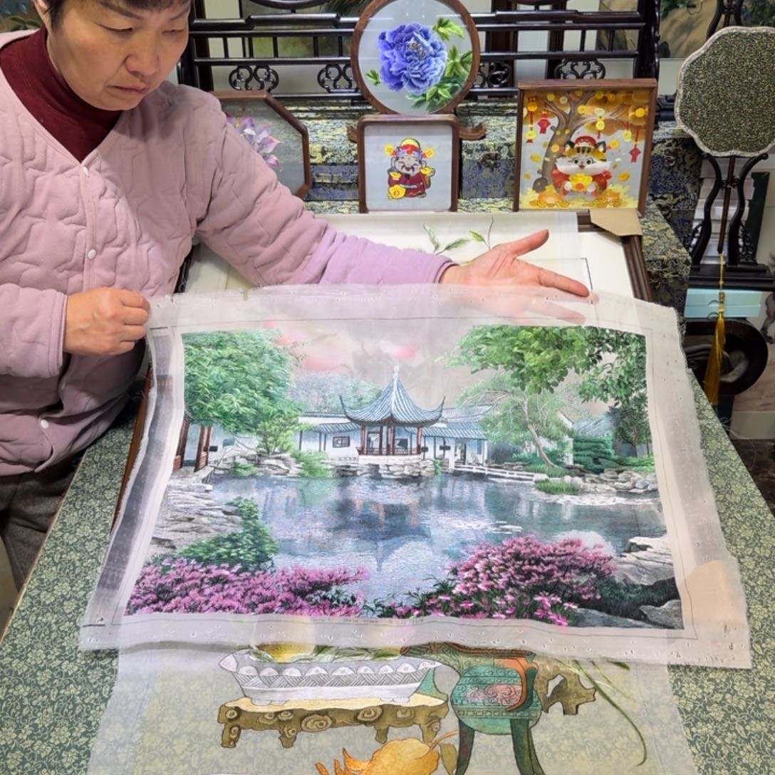 刺绣手工苏绣工艺