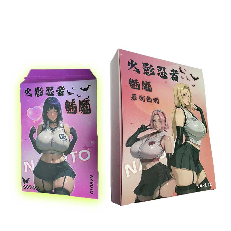 潮玩盲盒火影忍者魅魔大卡色纸【爽吃强娶】加倍玩法
