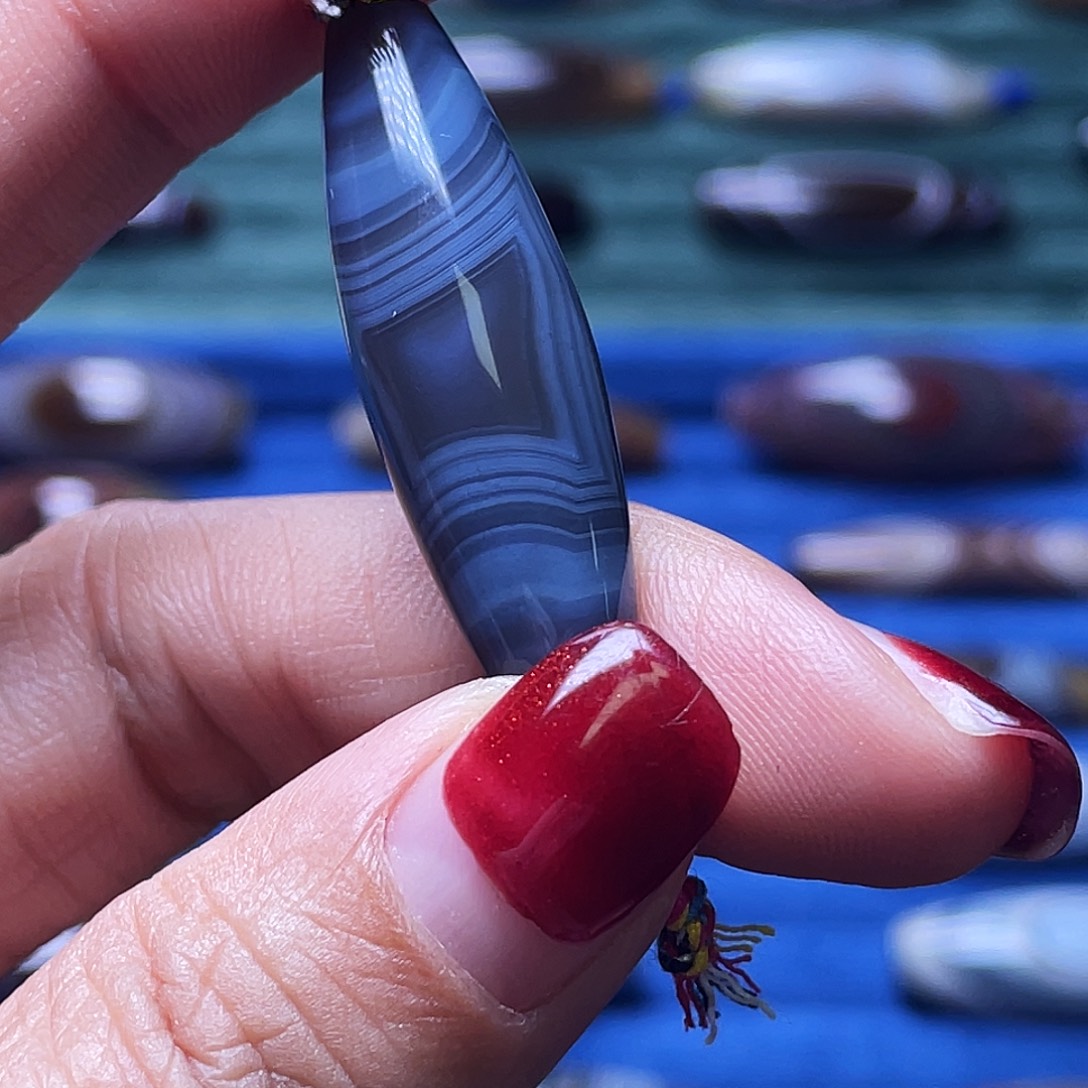 反***明玛瑙/玉髓未镶嵌颈饰