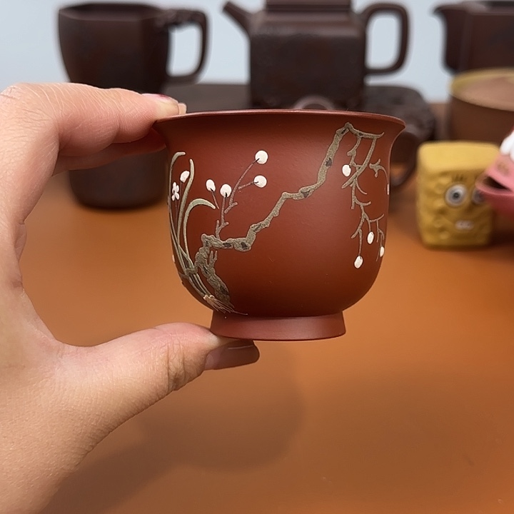 宜兴紫砂瑕疵主人杯杯