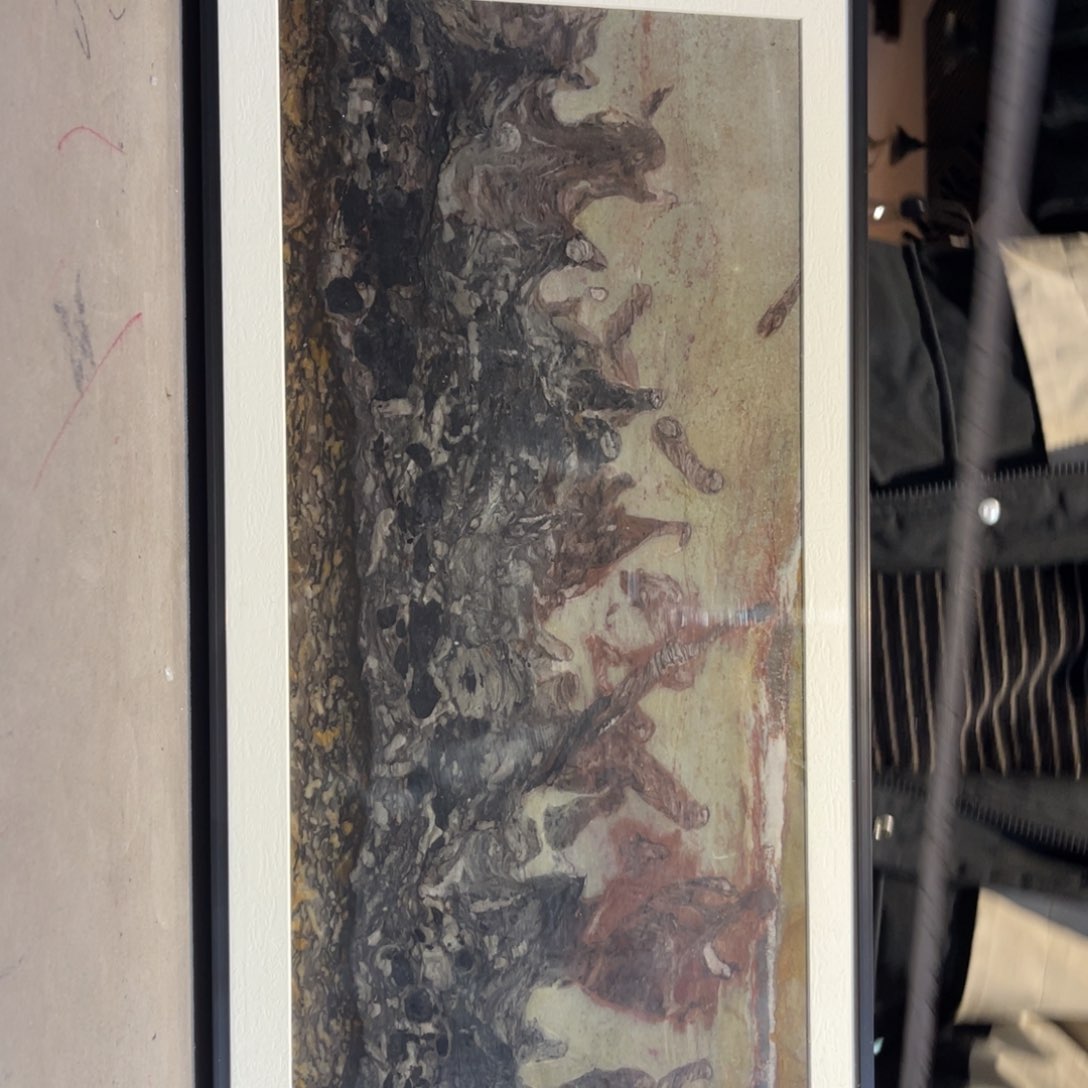 彩石52/26 三峡清江画面石 八仙过海