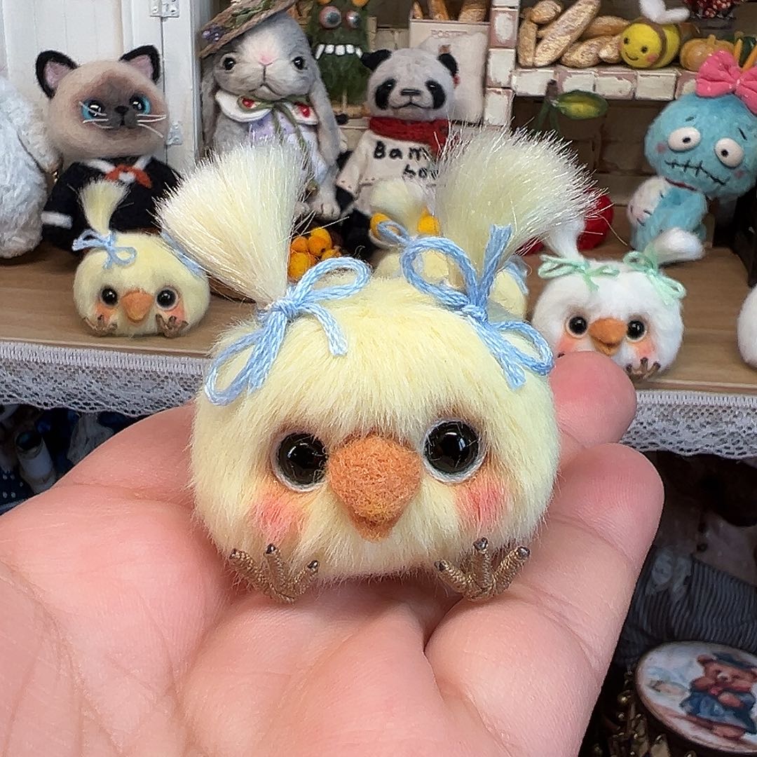 布艺手作娃用小黄鸡