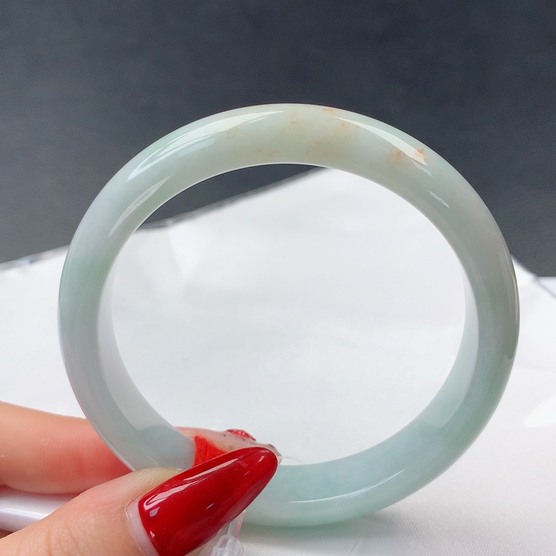 翡翠手镯未镶嵌71正58