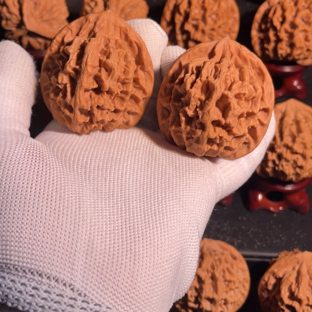 把件文玩核桃45官帽57.6克