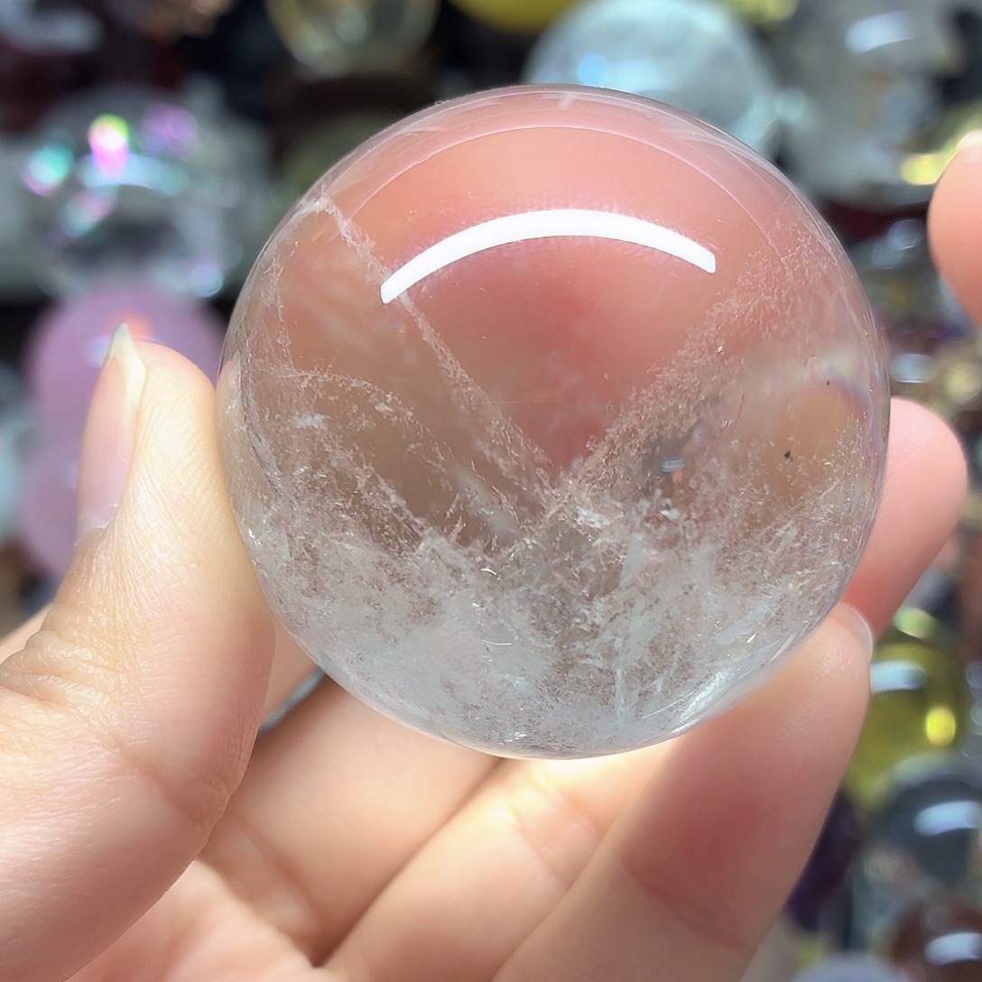 珠宝半成品未镶嵌水晶白水晶48A59