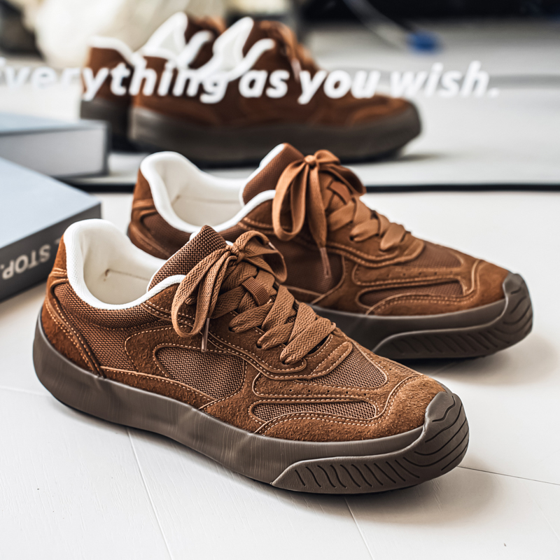 【小众设计感】2025年秋季新款时尚休闲板鞋男款舒适慵懒风德训鞋