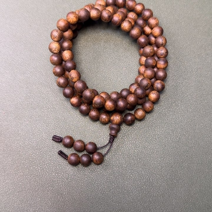 沉香手串海南乌身圆叶树心油老料31克