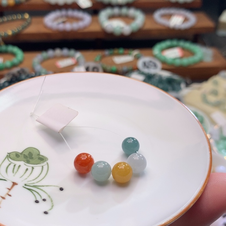 翡翠未镶嵌手链翡翠d30卡7