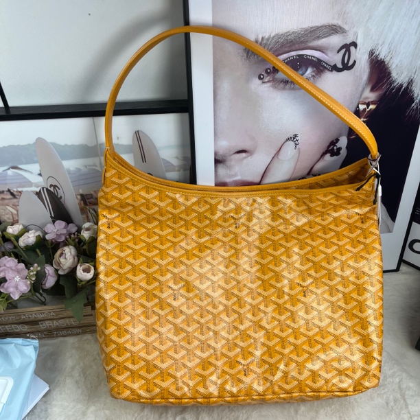 99新 Goyard 发财黄老花hobo（24年编码）