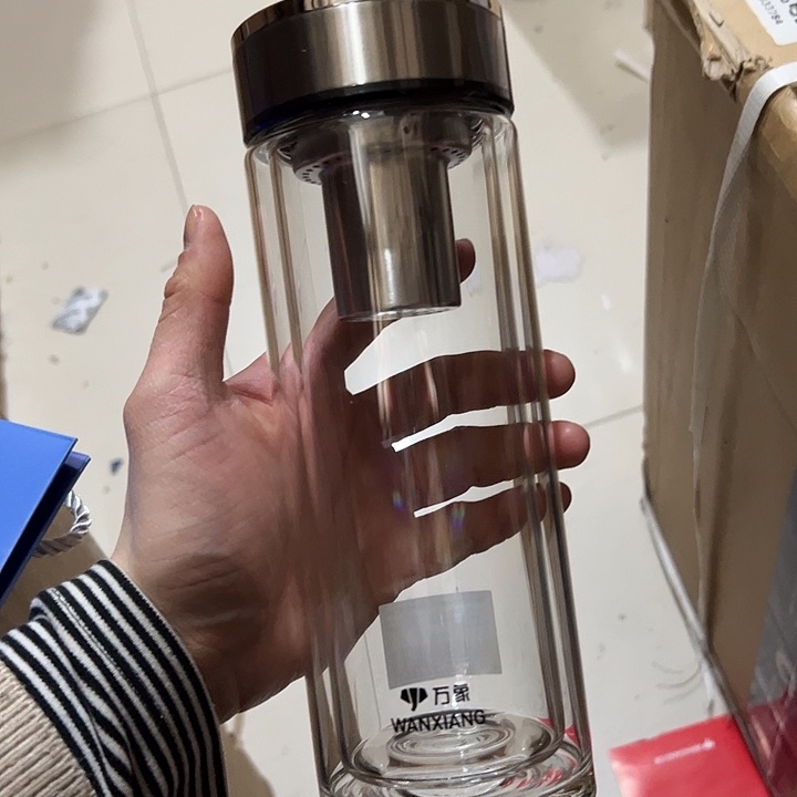 V49r-75-480ml双层   杯套玻璃杯