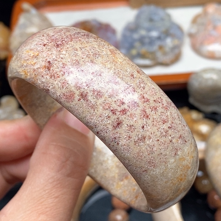 硅化珊瑚（珊瑚玉）颈饰未镶嵌55.4