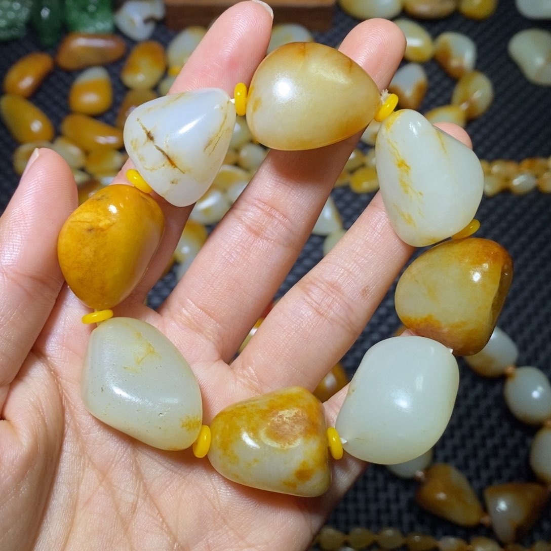 和田玉手链未镶嵌