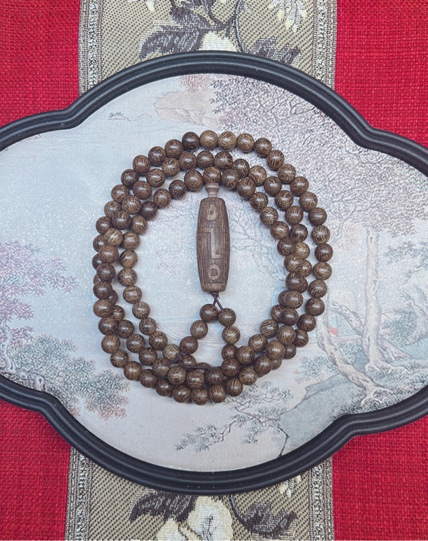 海南0.8*108颗九眼桶珠男女配饰香味好手工珠串DIY编织