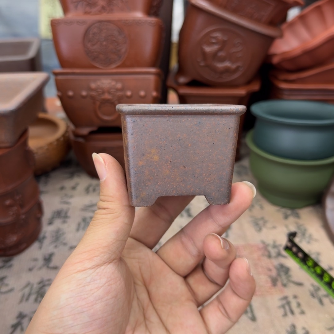 紫砂花盆宜兴紫砂正品5x4