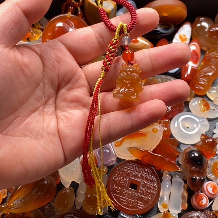 玛瑙/玉髓未镶嵌颈饰