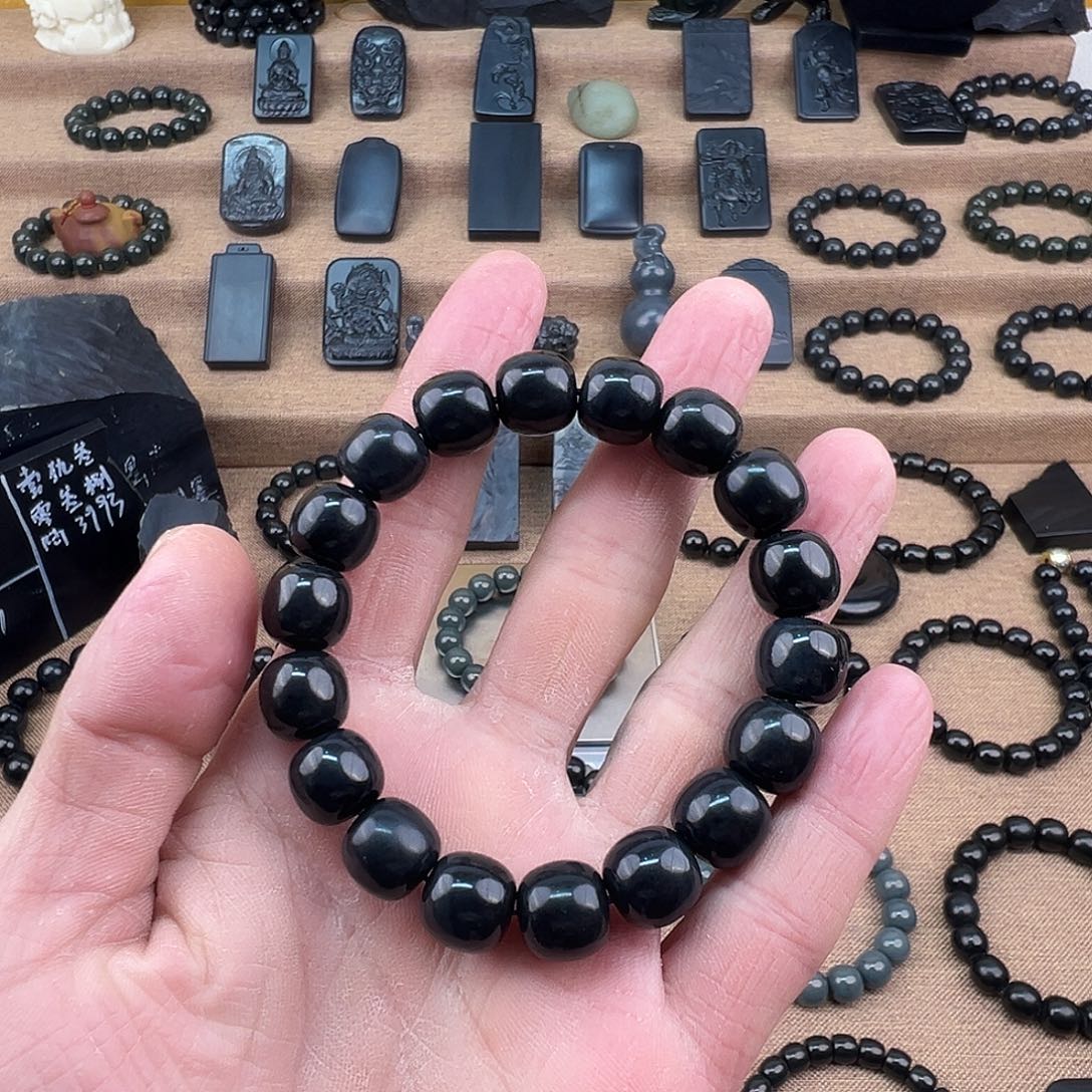 和田玉未镶嵌手串和田玉12老型手串