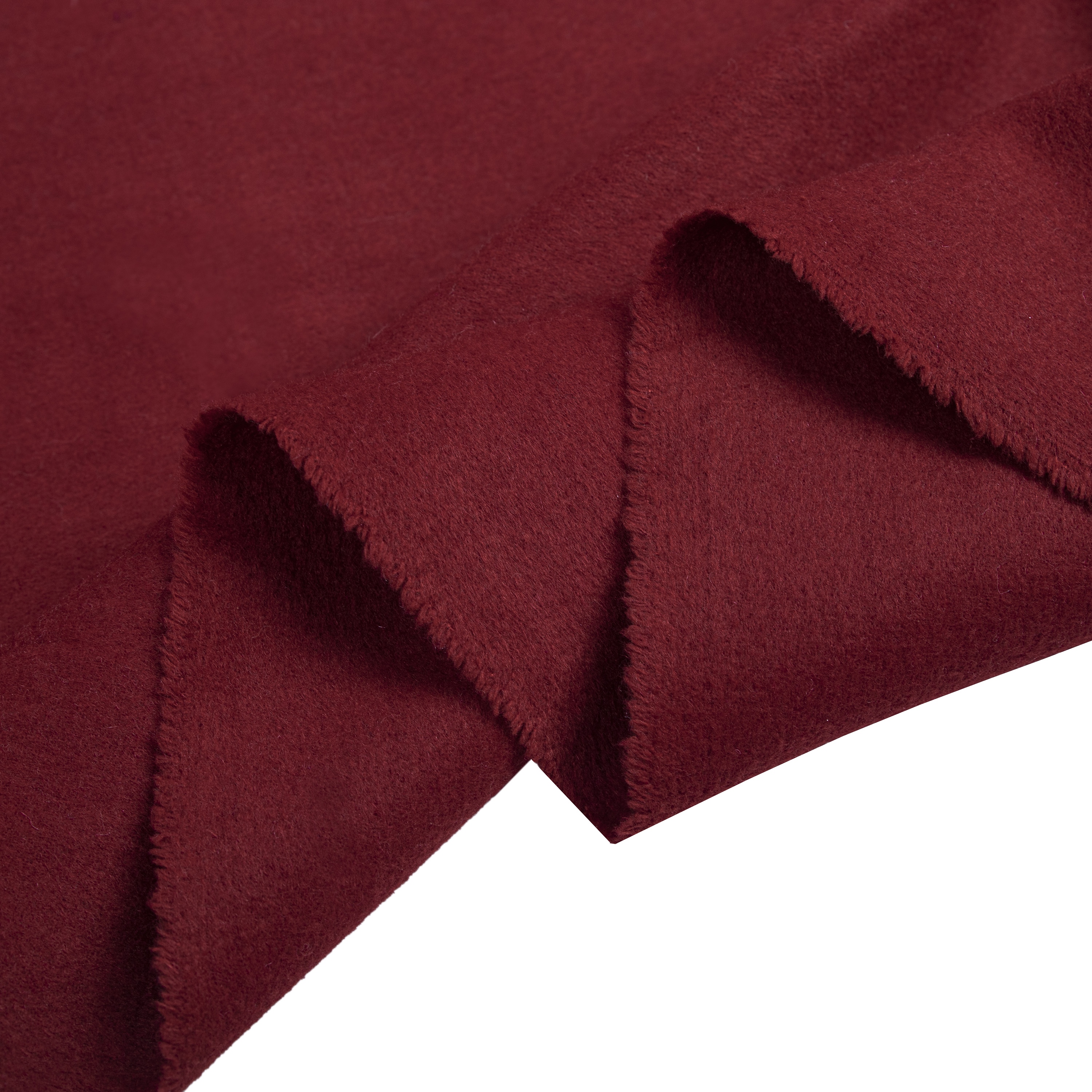 黑色安格拉红双面可剥开的羊绒