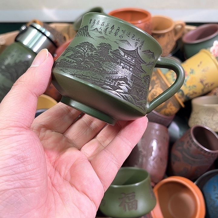 茶杯紫砂全手工紫砂主人杯