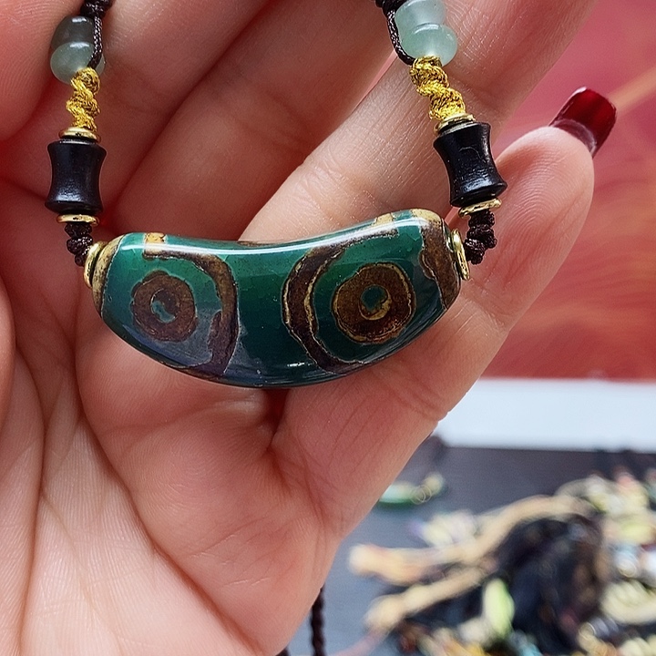 玛瑙/玉髓颈饰合金