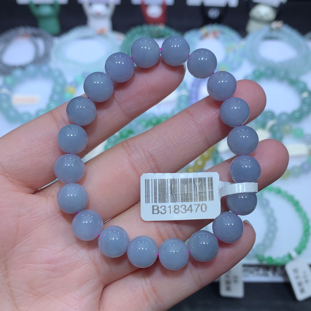 翡翠未镶嵌手串天然