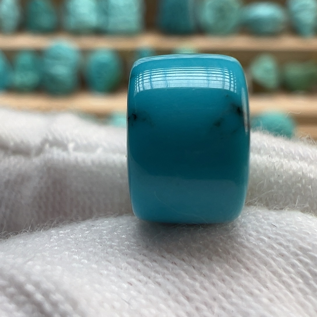 绿松石未镶嵌配饰9.7×6.3