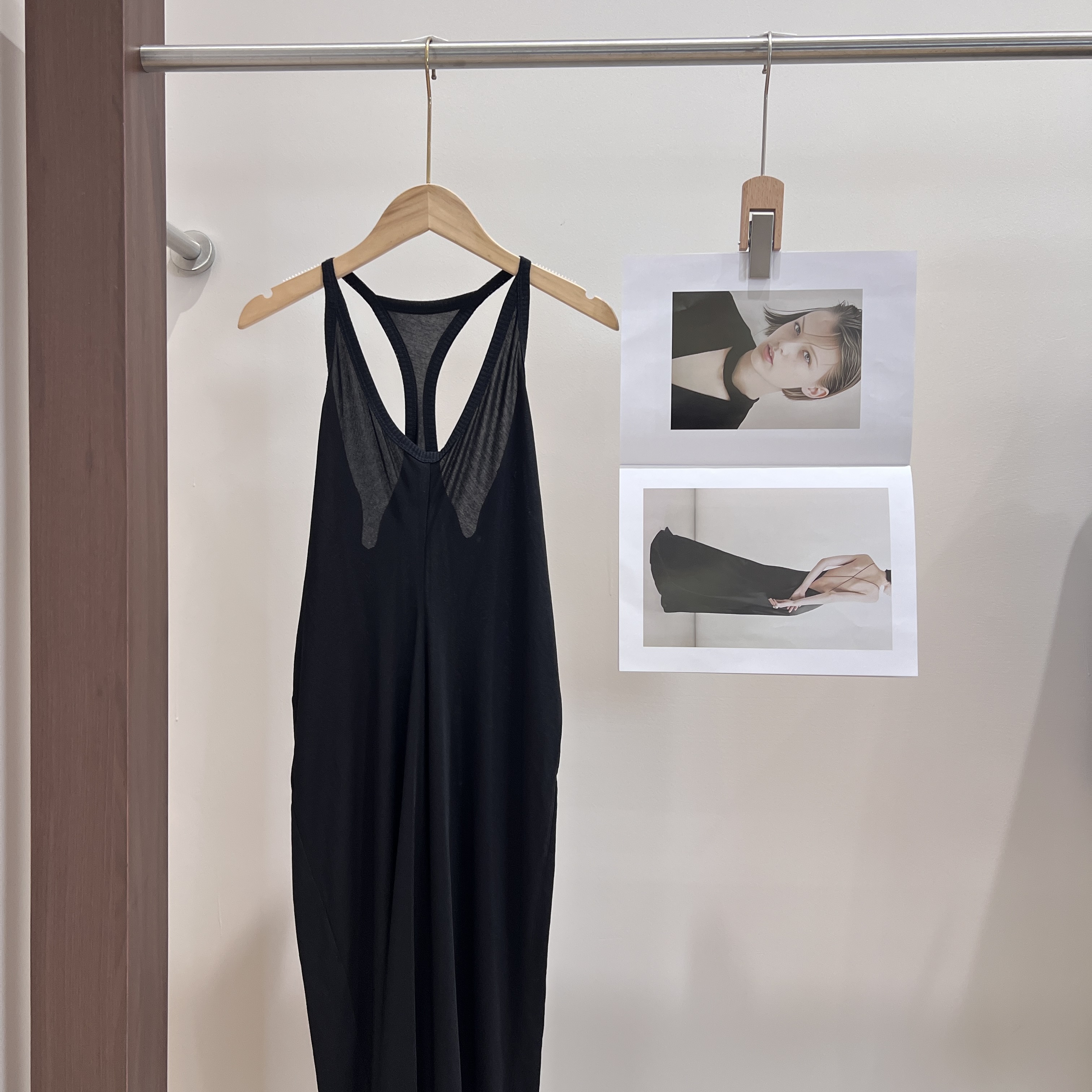 ZZ优雅风长裙吊带挂脖吊带裙连衣裙休闲黑色女装裙子X101