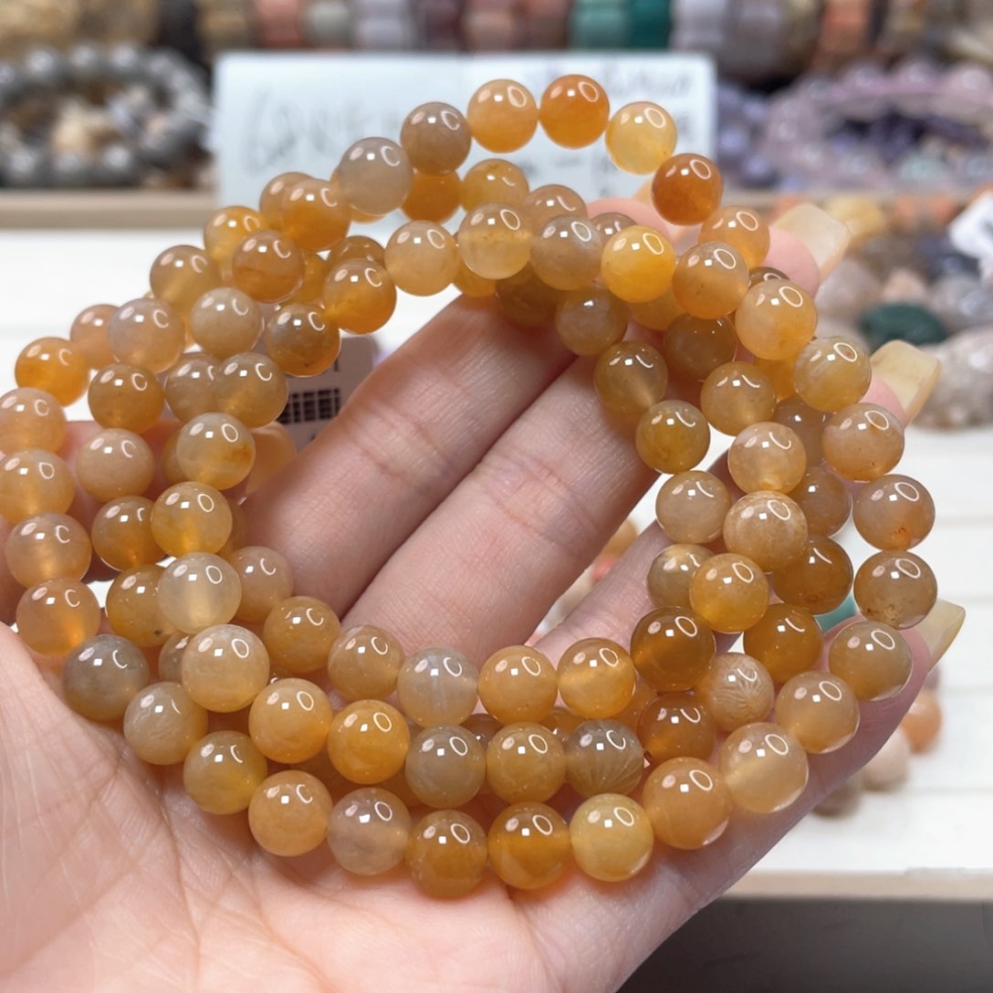 未镶嵌手链硅化玉H****y488