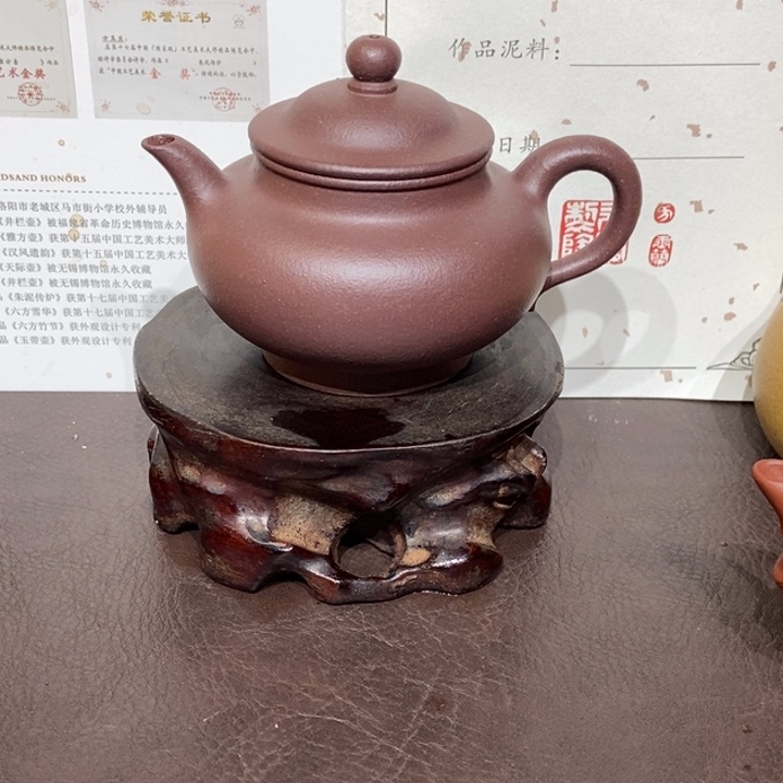 茶壶紫砂160容量宜兴紫砂